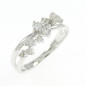 K18WG ダイヤモンド リング 0.20CT