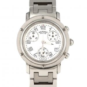 【ノーメンテナンス還元価格】エルメス クリッパークロノグラフ CL1.310 SS クォーツ