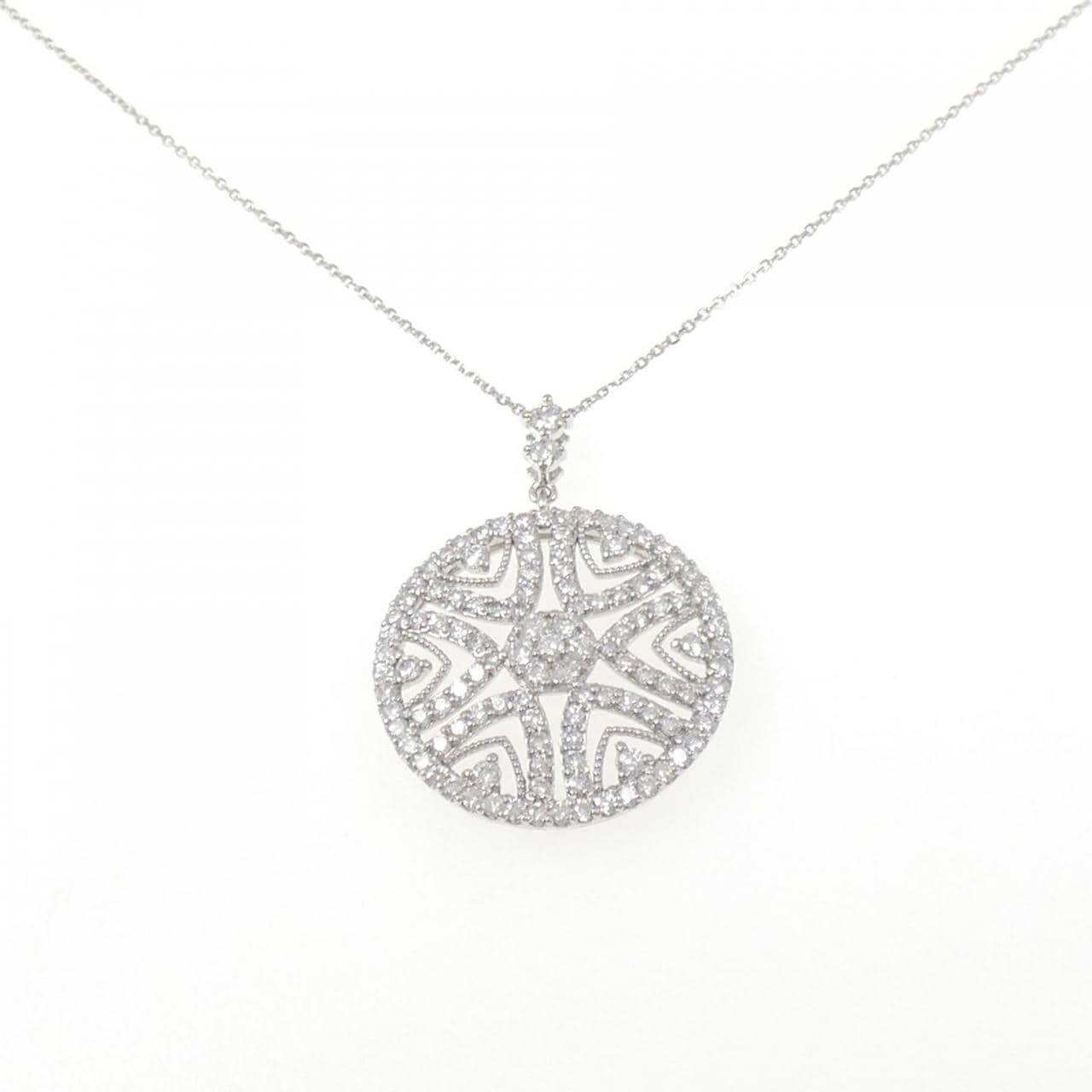PT900/PT850 ダイヤモンド ネックレス 1.35CT