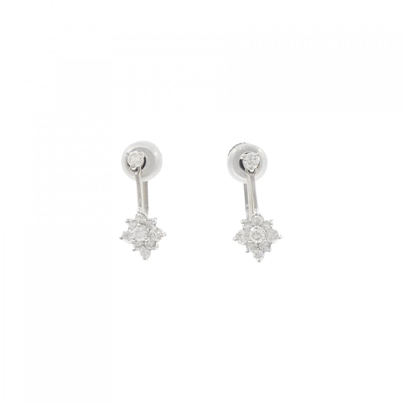 PT850鑽石耳夹0.50克拉