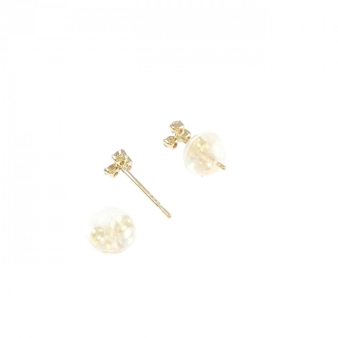 K18YG ダイヤモンド ピアス 0.10CT