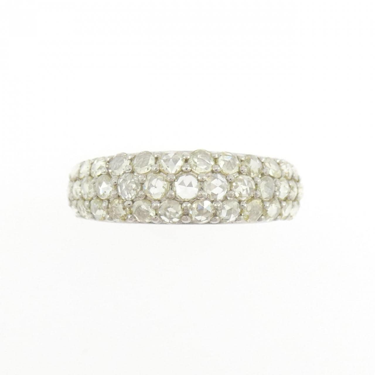 PT900 パヴェ ダイヤモンド リング 0.80CT