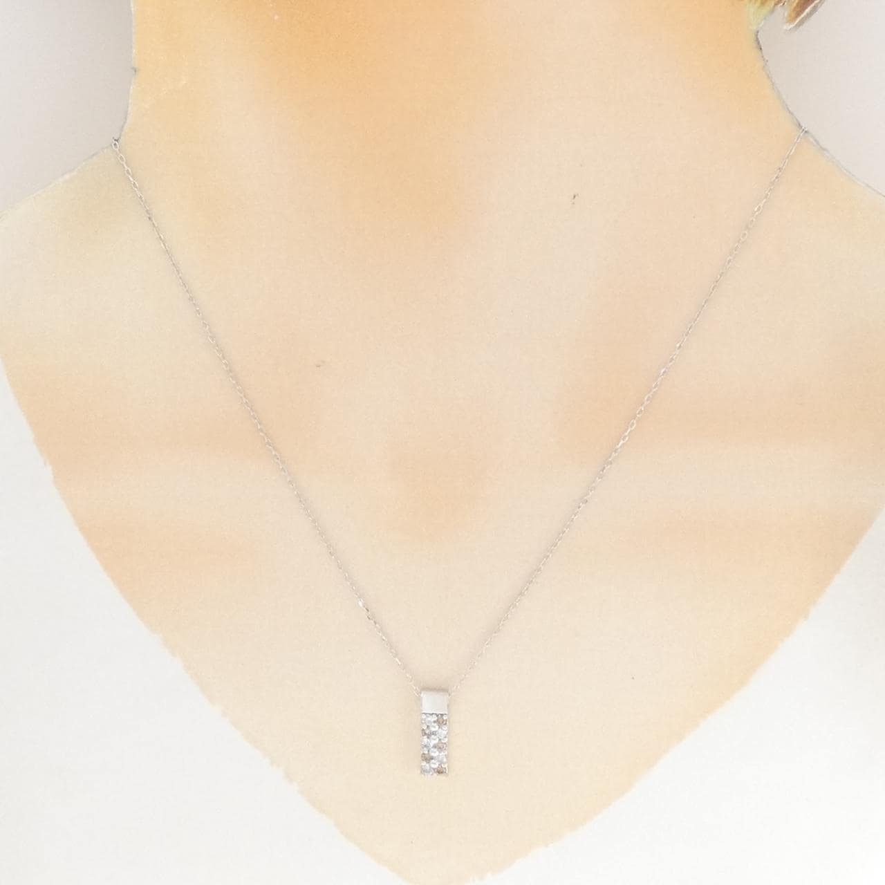 K10WG ダイヤモンド ネックレス