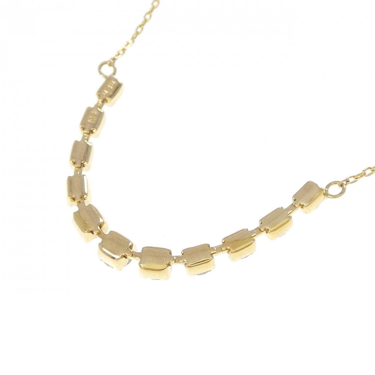 K18YG ダイヤモンド ネックレス 0.30CT
