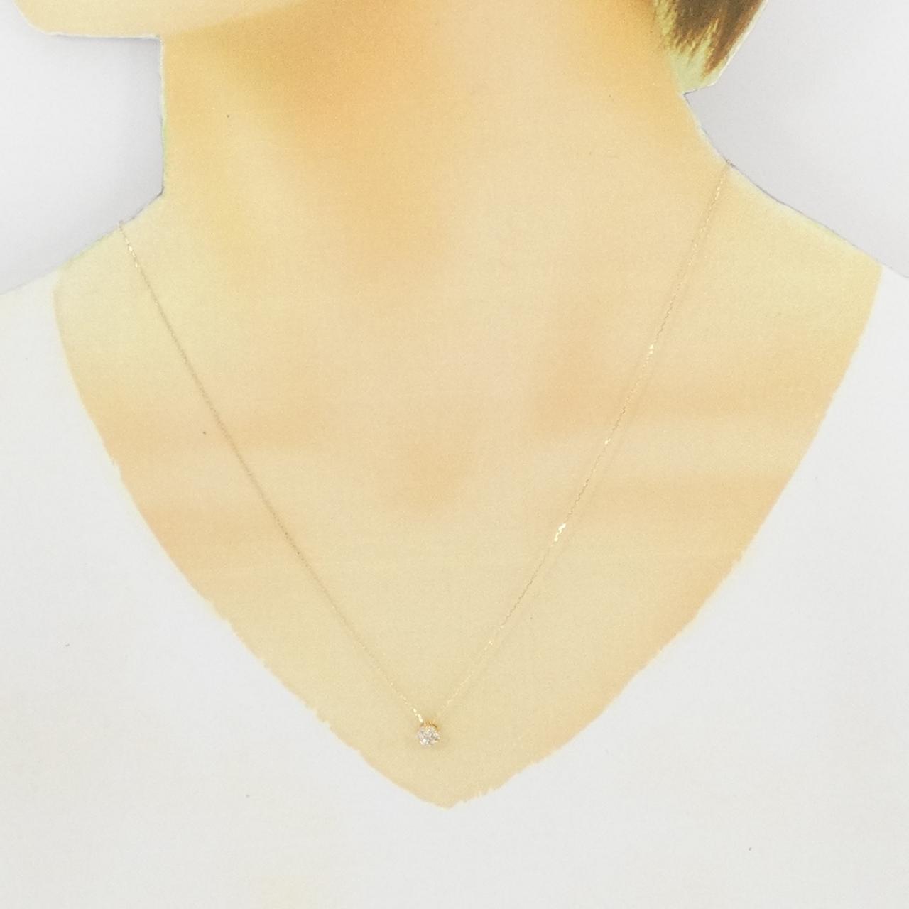 【新品】K18YG ダイヤモンド ネックレス 0.10CT