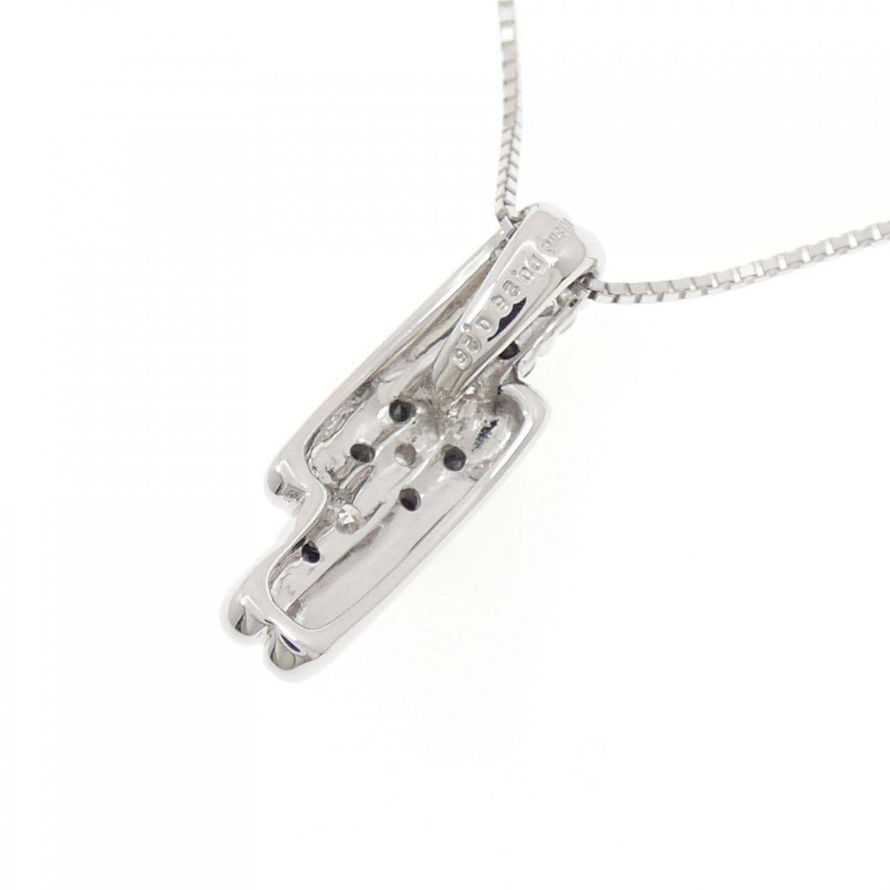 K18WG ダイヤモンド ネックレス 0.25CT