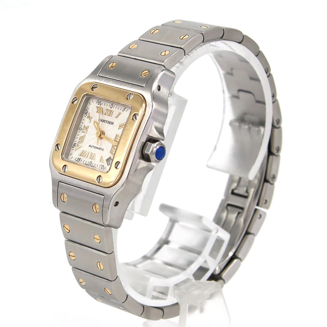 カルティエ サントスガルベSM コンビ W20045C4 SSxYG 自動巻