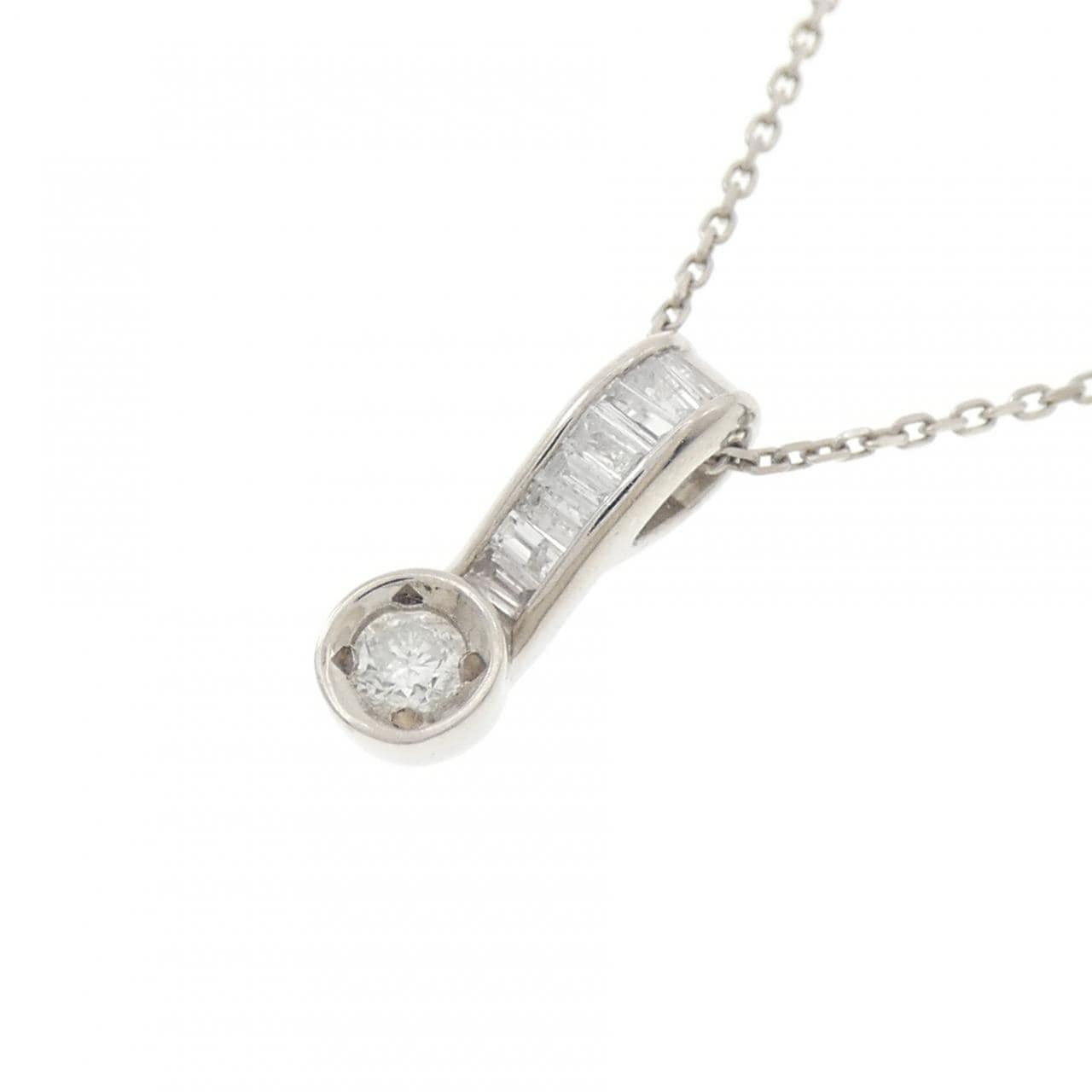 PT900/PT850 ダイヤモンド ネックレス 0.23CT