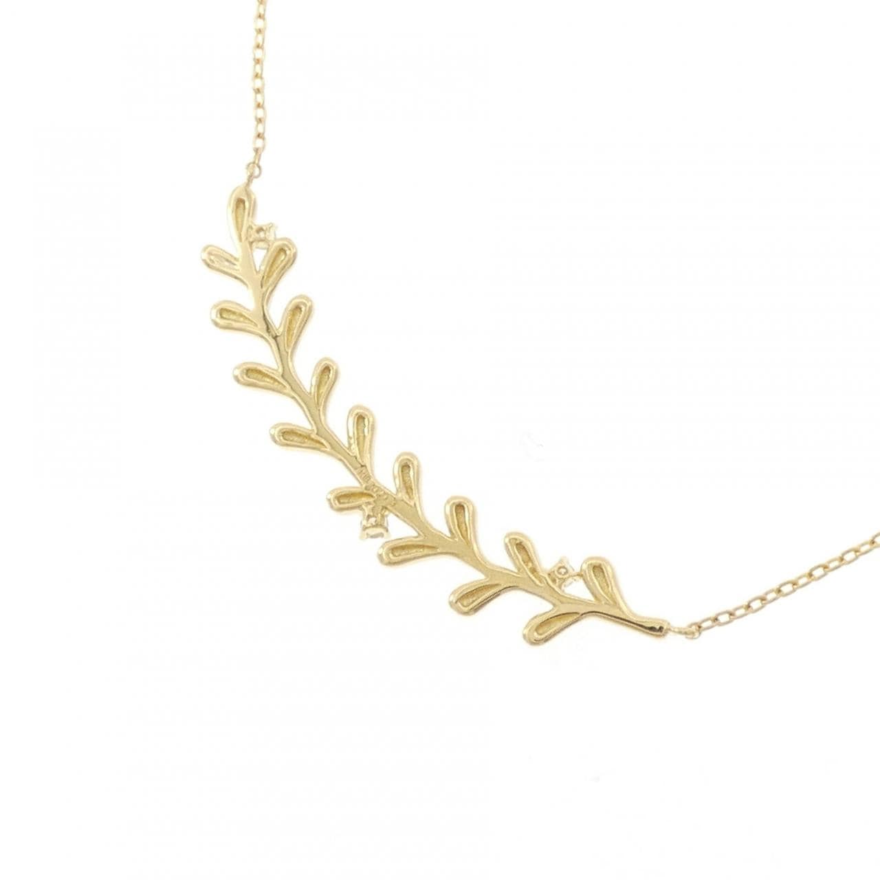 K18YG ダイヤモンド ネックレス 0.03CT