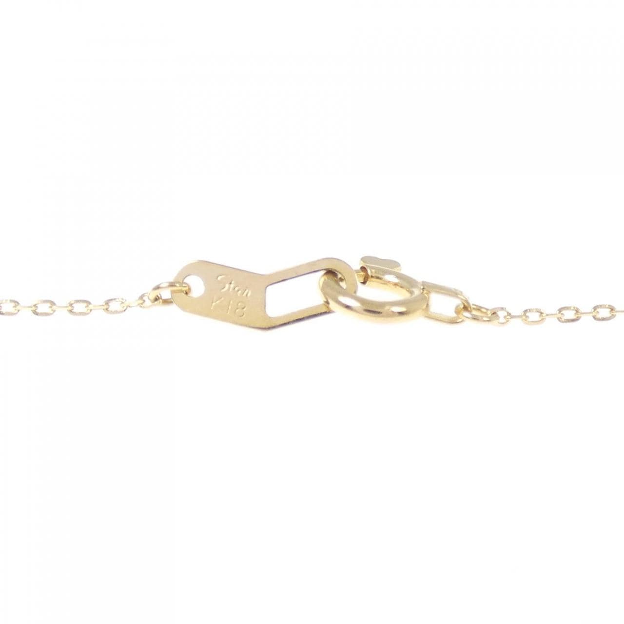 スタージュエリー ムーン ダイヤモンド ネックレス 0.06CT