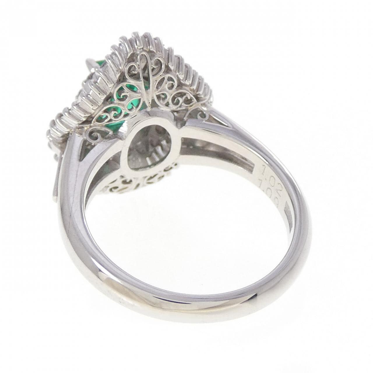 PT900 エメラルド リング 1.02CT コロンビア産
