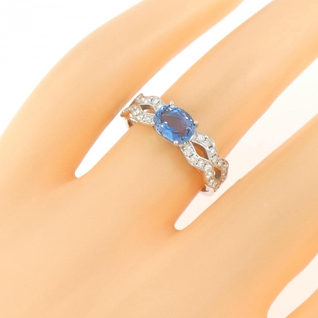 PT900 アクアマリン リング 0.708CT