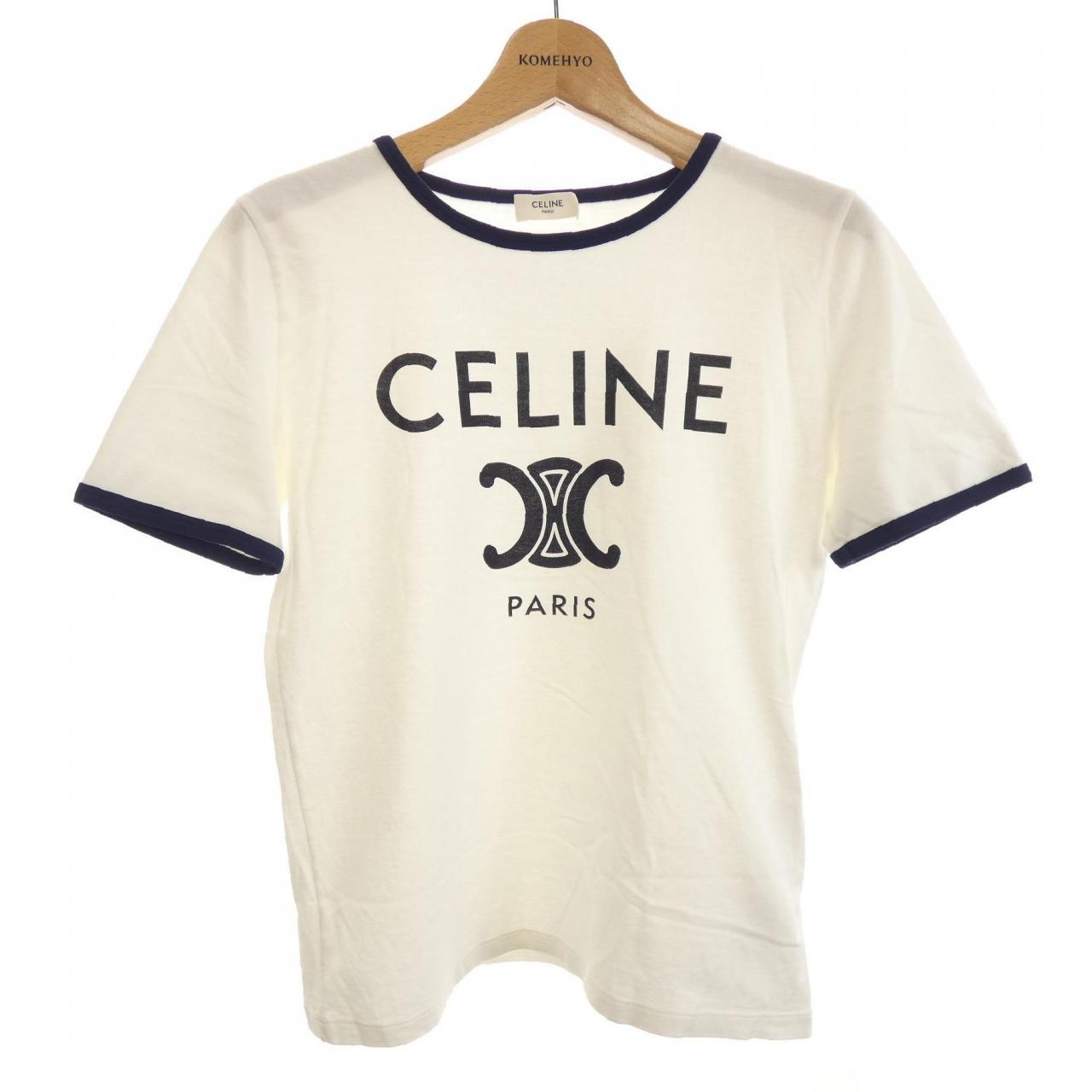 セリーヌ CELINE CELINE PARIS Tシャツ　トリオンフ TRIOMPHE 2X872671Q Tシャツ