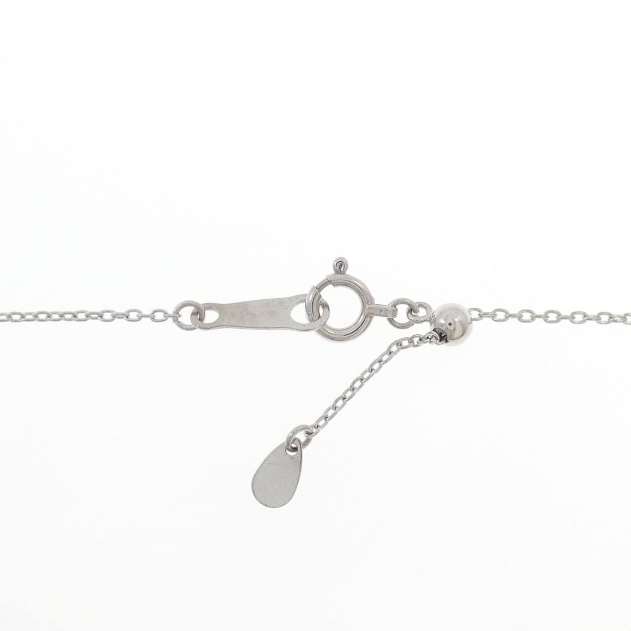 PT900/PT850 ソリティア ダイヤモンド ネックレス 0.3CT