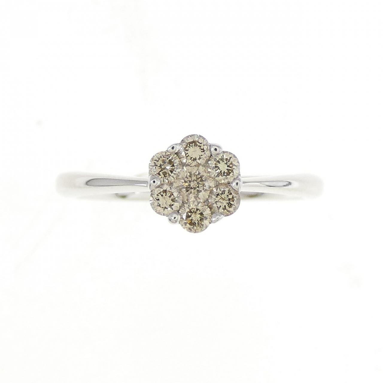 K18WG ダイヤモンド リング 0.30CT