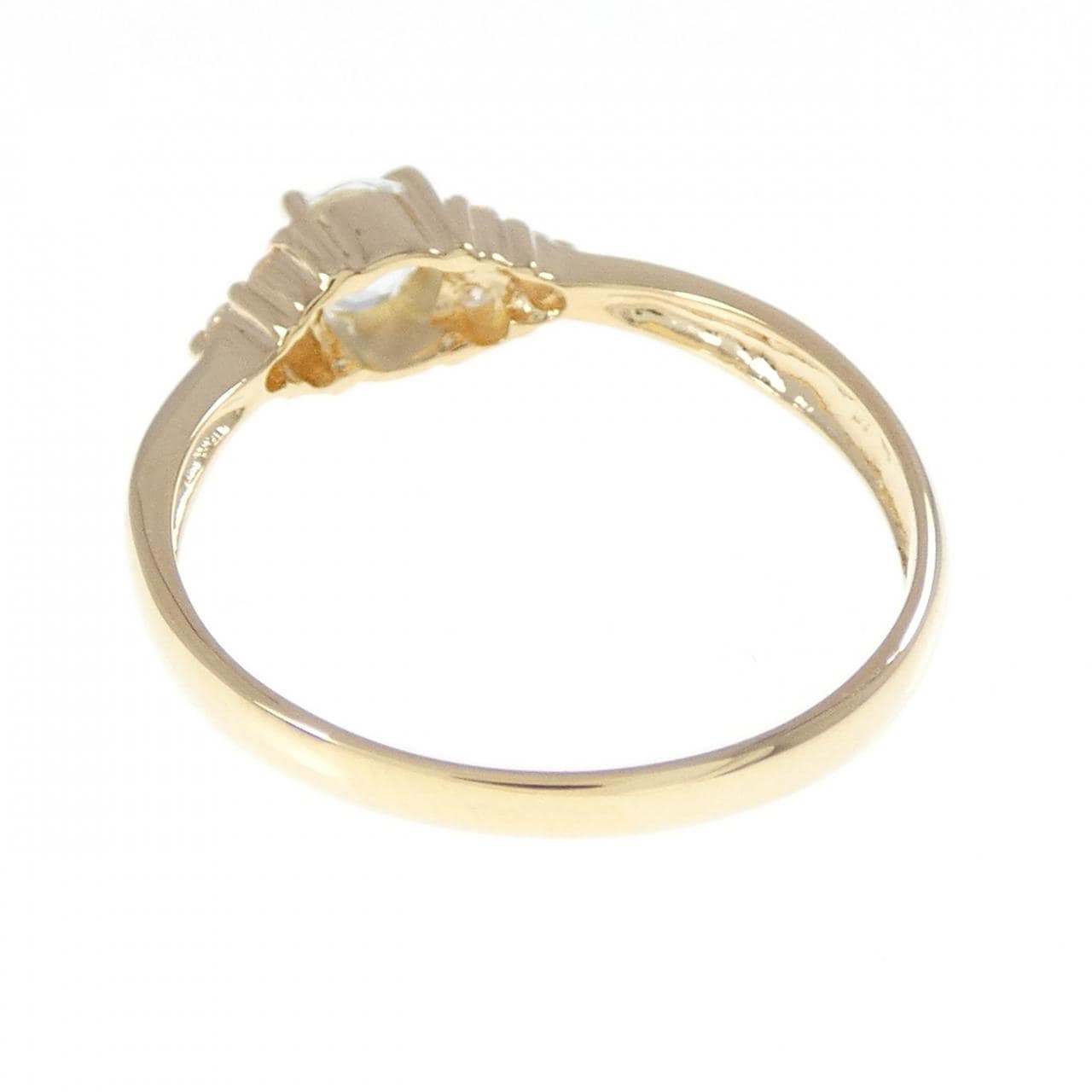 K18YG アクアマリン リング