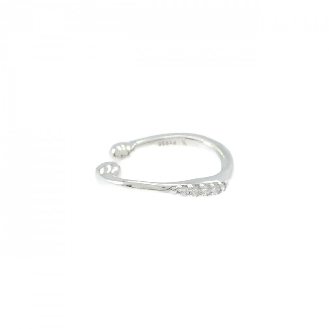 ヴァンドーム ダイヤモンド イヤーカフ 片耳