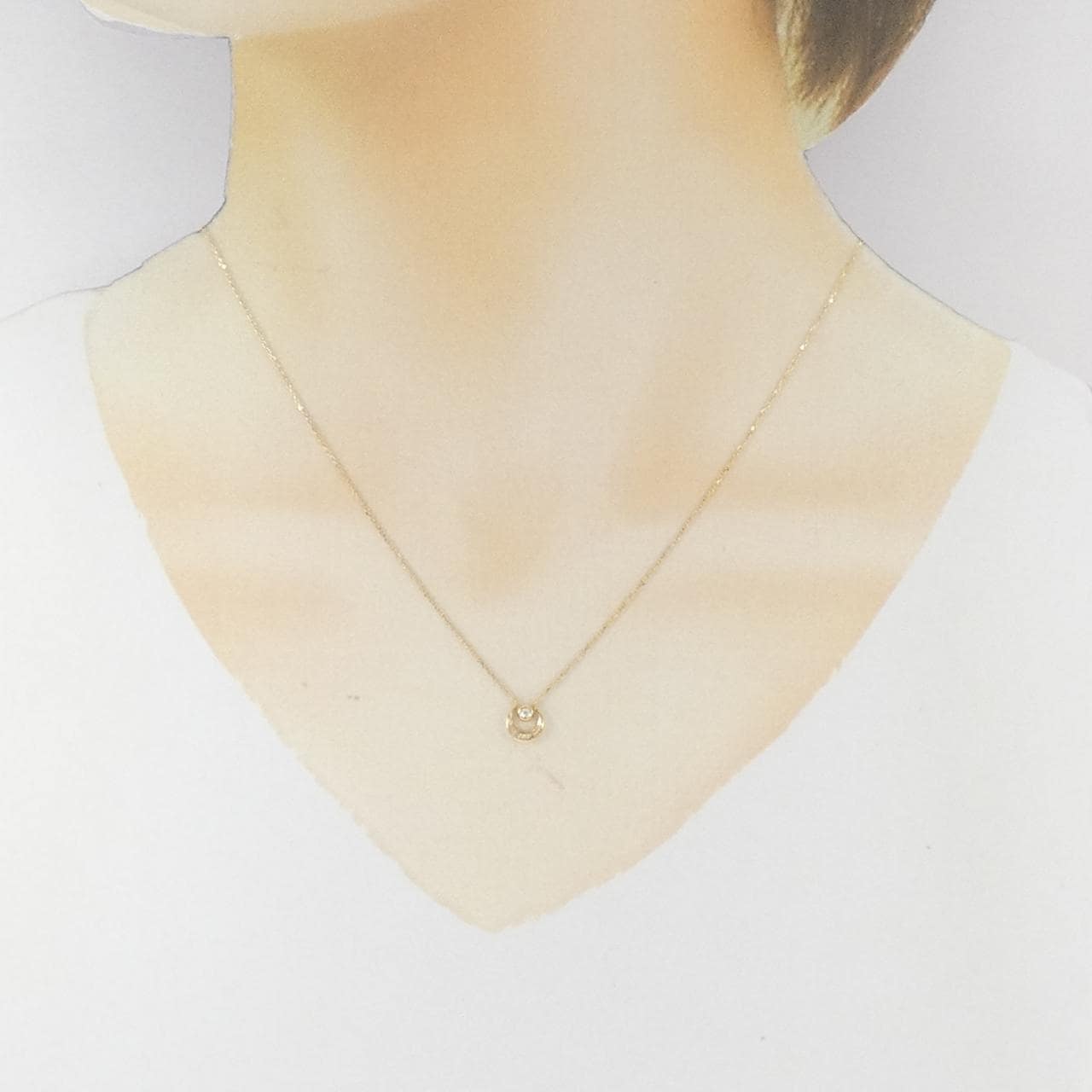 スタージュエリー ダイヤモンド ネックレス 0.01CT