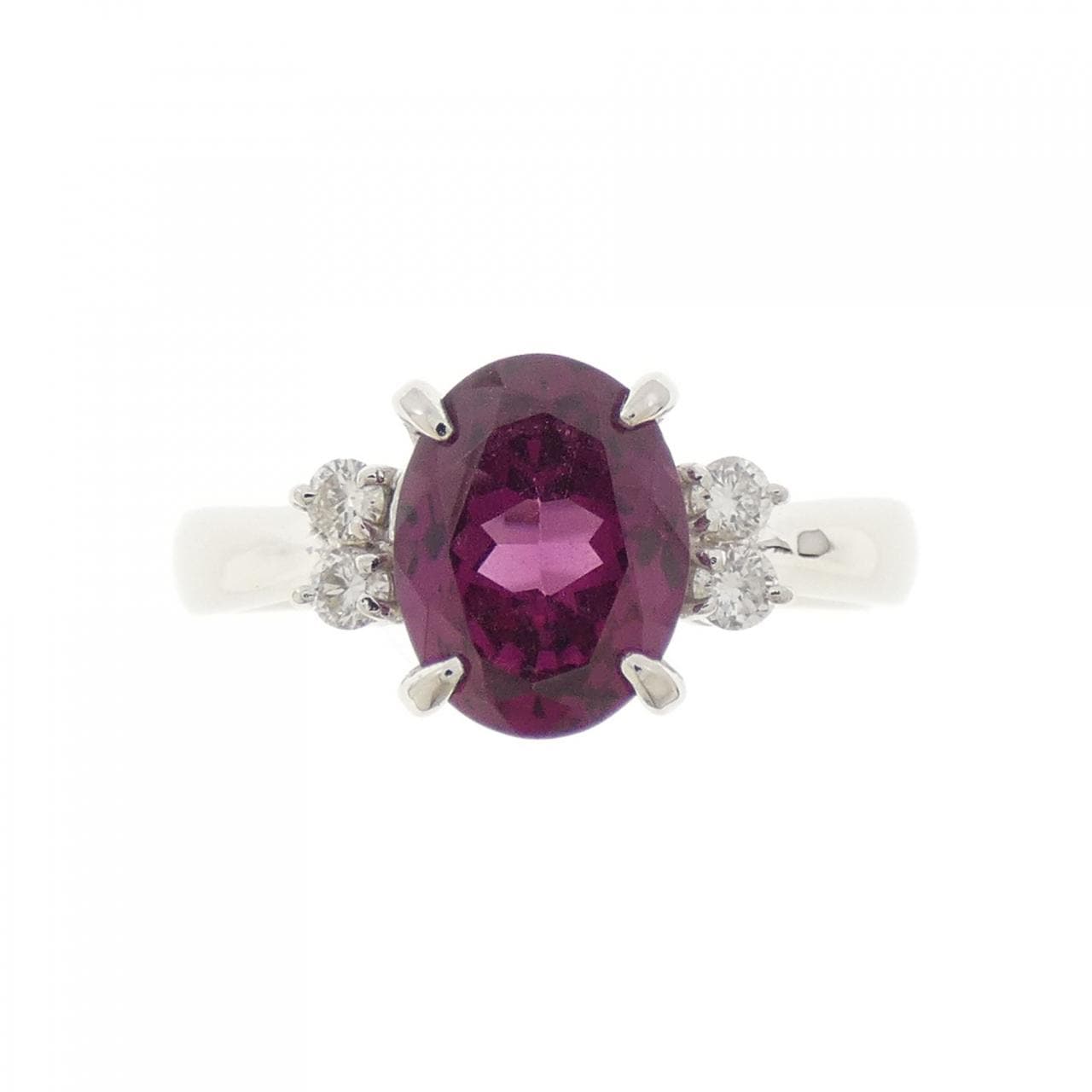 PT900 ガーネット リング 2.41CT
