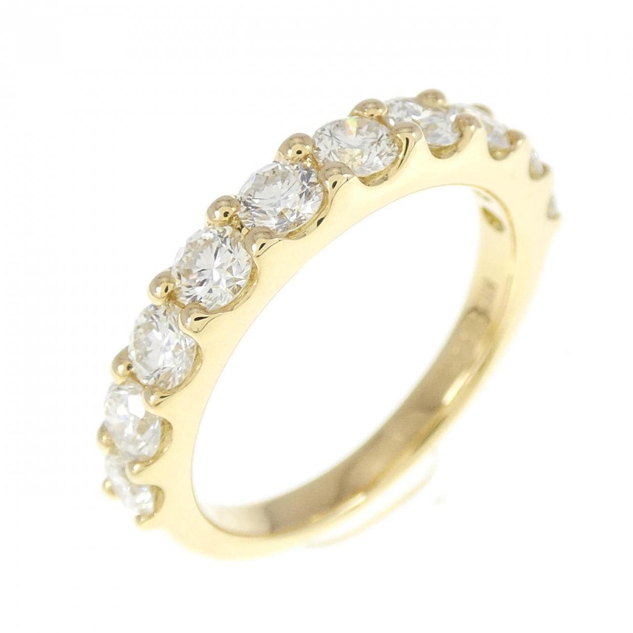 [BRAND NEW] K18YG Diamond Ring 1.007CT G VVS1-SI1 EXT-GOOD