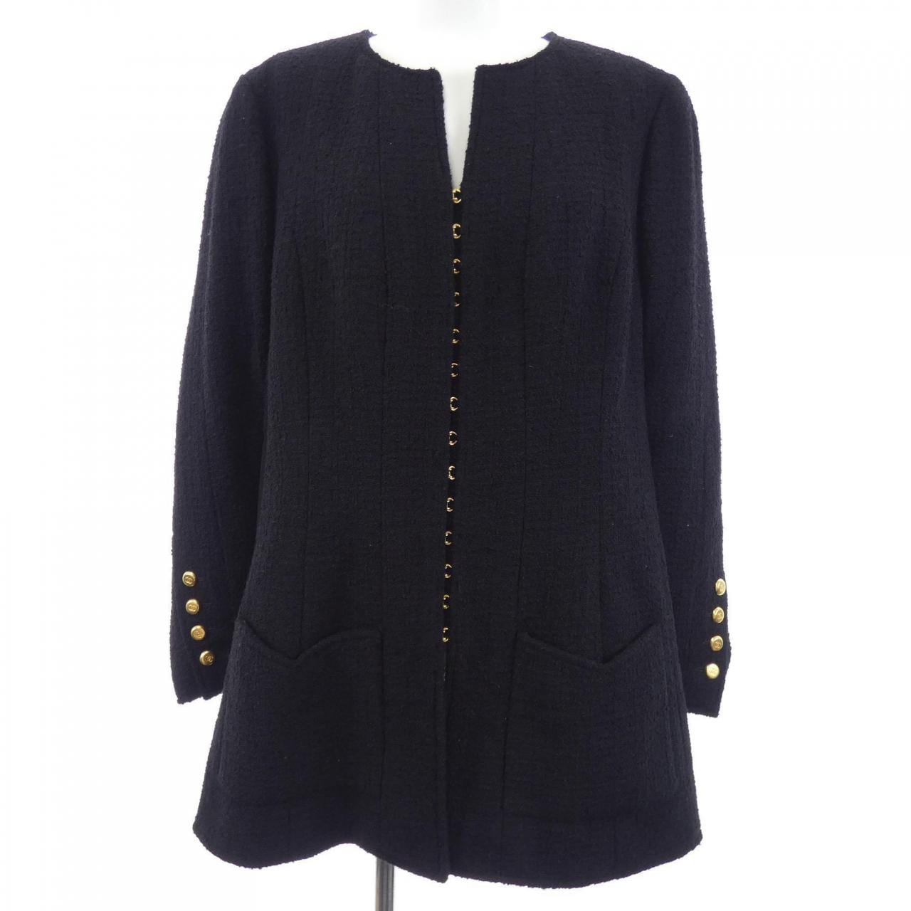 【ヴィンテージ】シャネル CHANEL P08262V04999 96A ノーカラージャケット