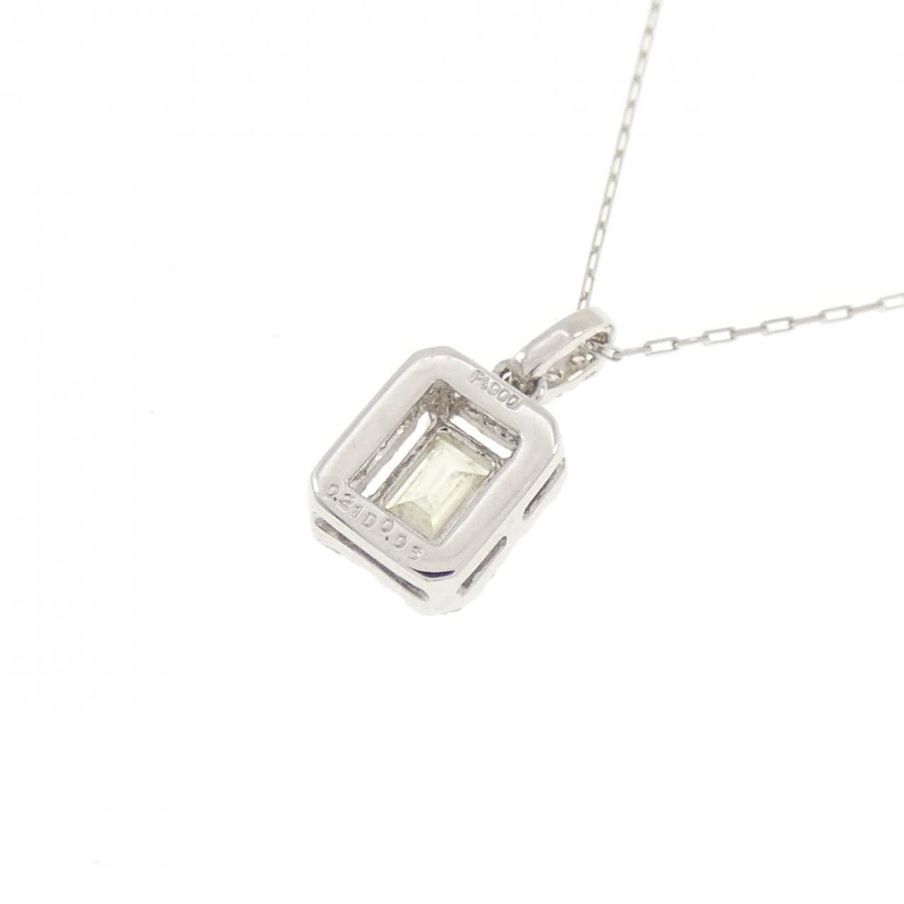 【新品】PT900/PT850 ダイヤモンド ネックレス 0.210CT
