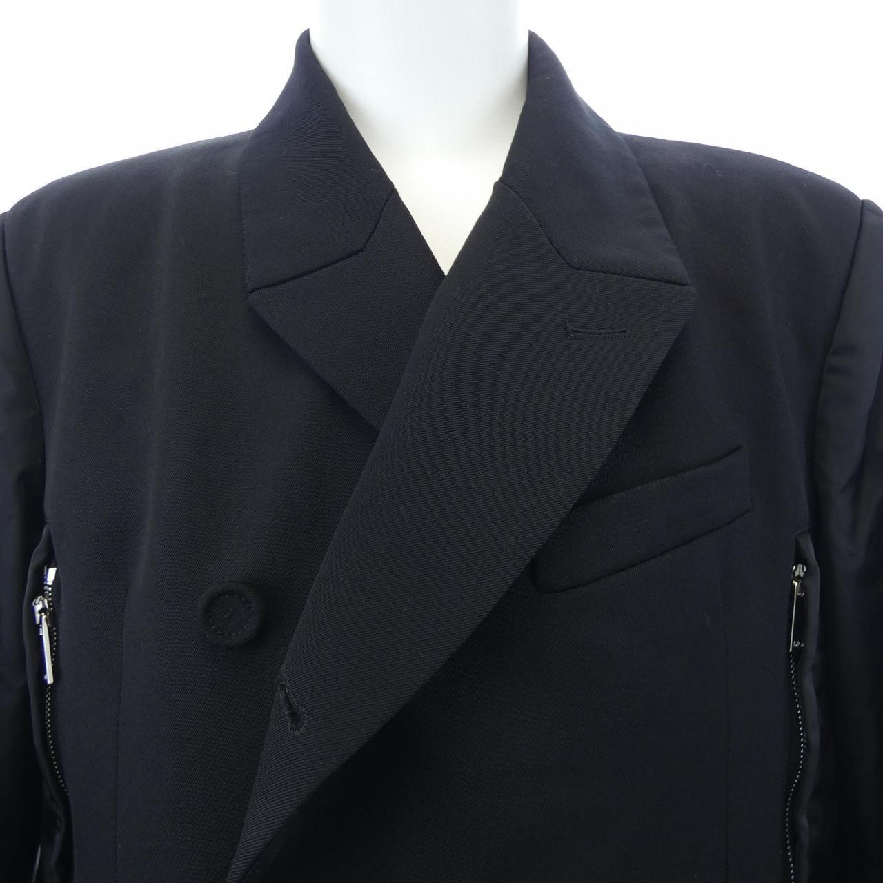 ディオール DIOR SACAI ドッキングダブルブレストジャケット 213C430A5180 ジャケット