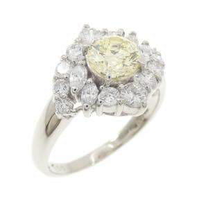 PT900 ダイヤモンド リング 0.684CT LY VVS2 Good