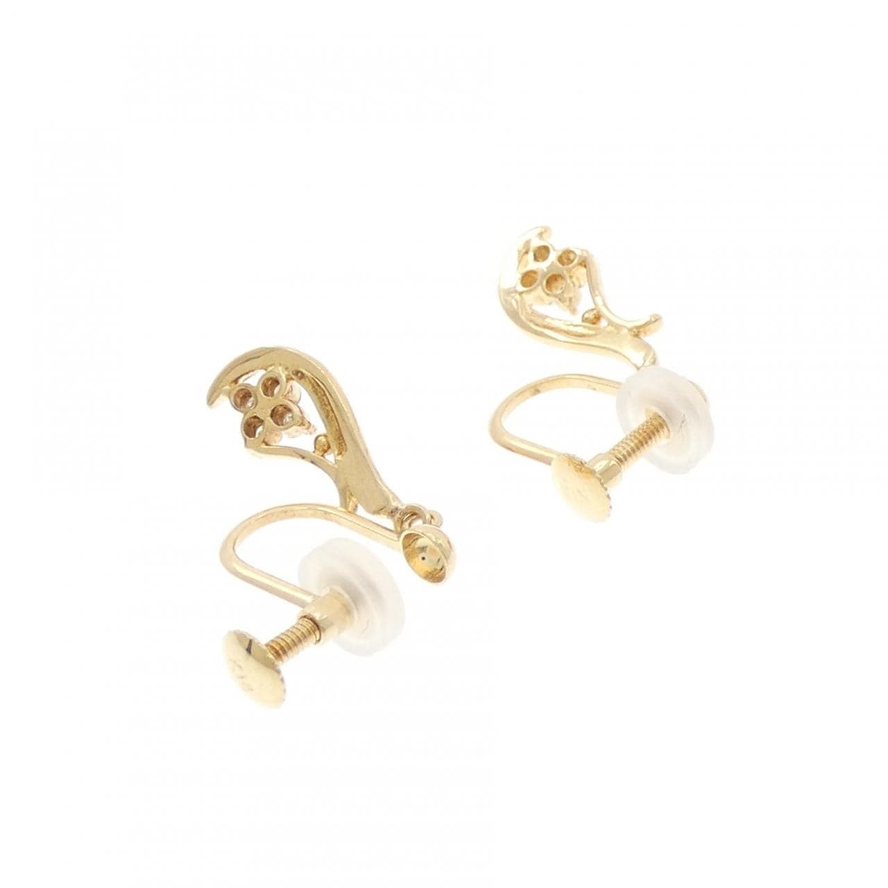 K18YG ダイヤモンド イヤリング