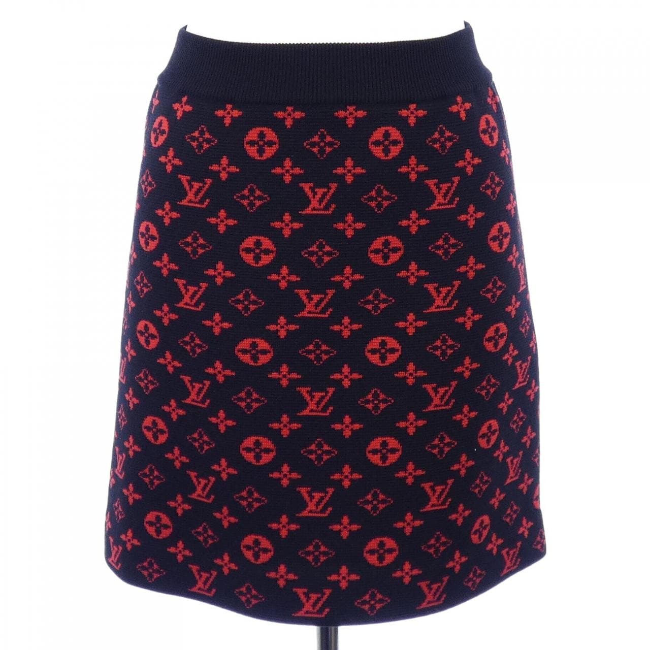 ルイヴィトン LOUIS VUITTON モノグラムウールニットAライン FJKZ03XZS スカート
