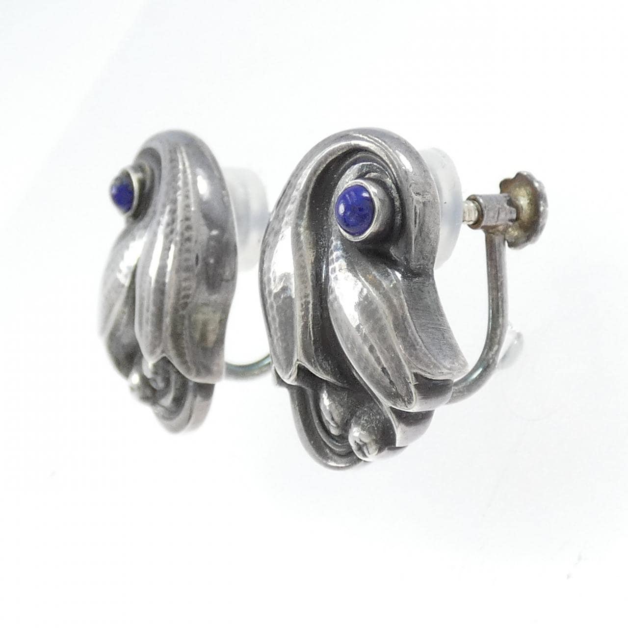 ジョージ ジェンセン ラピスラズリ イヤリング