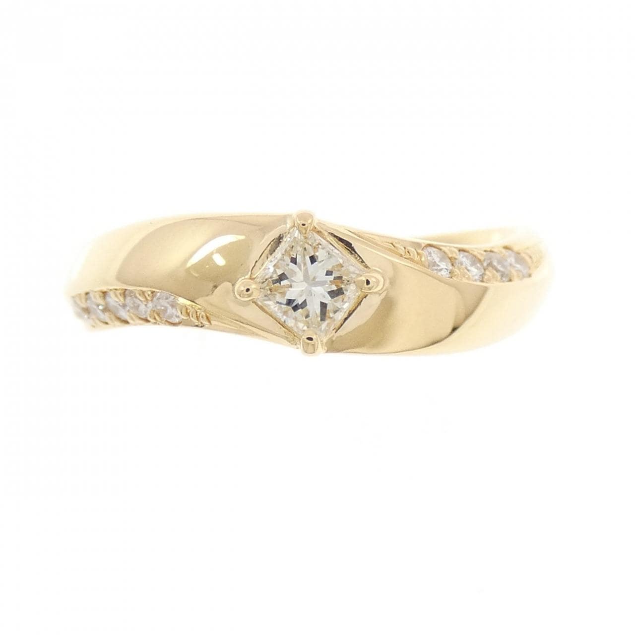 K18YG ダイヤモンド リング 0.20CT