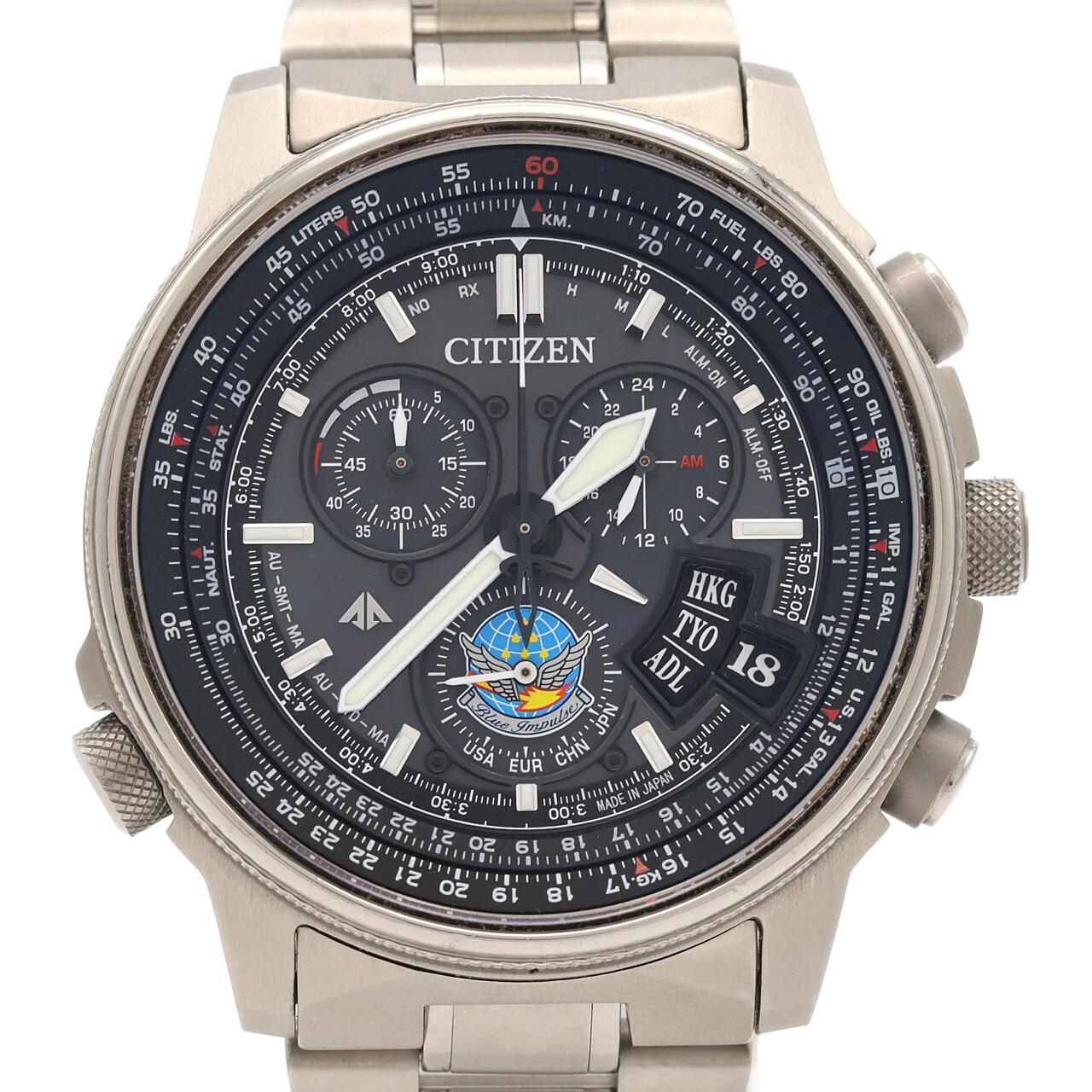 【ノーメンテナンス還元価格】シチズン プロマスター･ブルーインパルス H610-T019382/BY0080-65E TI ソーラークォーツ
