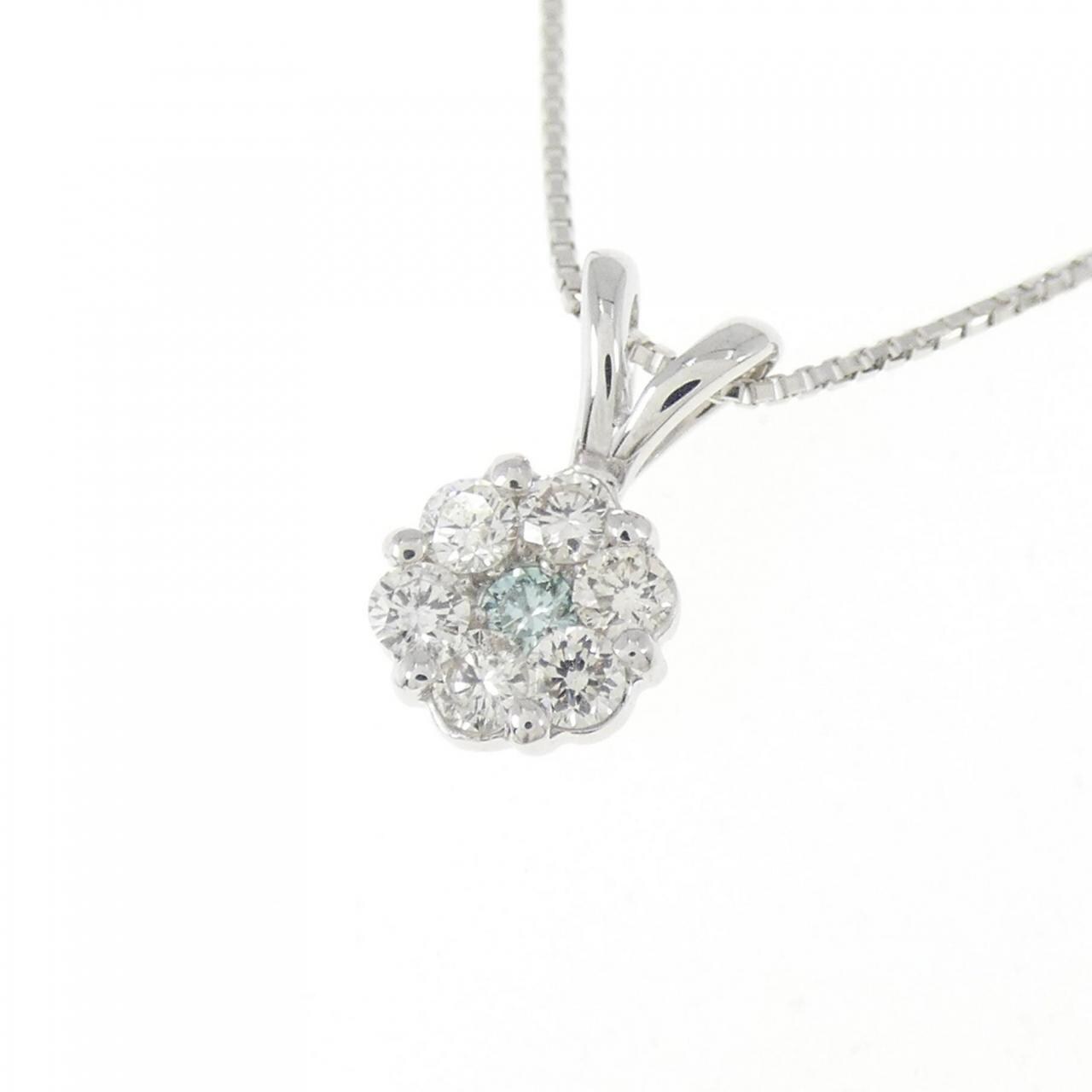 K18WG ダイヤモンド ネックレス 0.03CT
