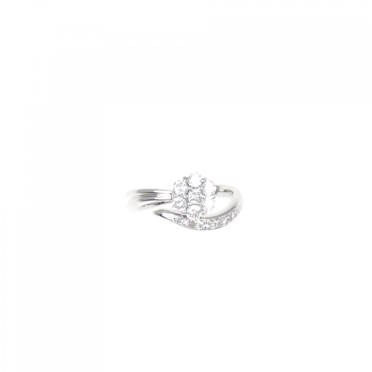 PT フラワー ダイヤモンド リング 0.50CT