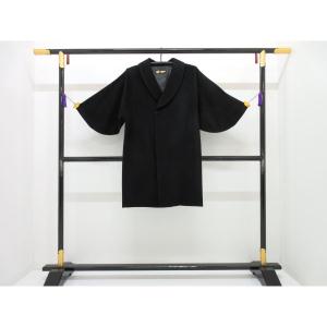 【新品】お洒落コート　カシミヤ混　ヘチマ衿