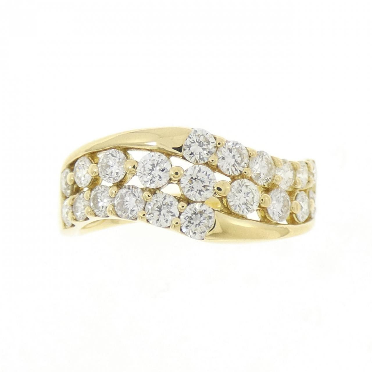 K18YG ダイヤモンド リング 1.00CT