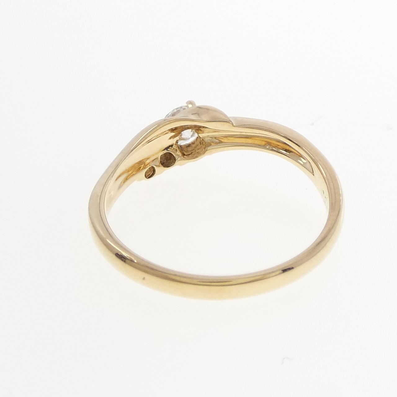 K18YG ダイヤモンド リング 0.20CT