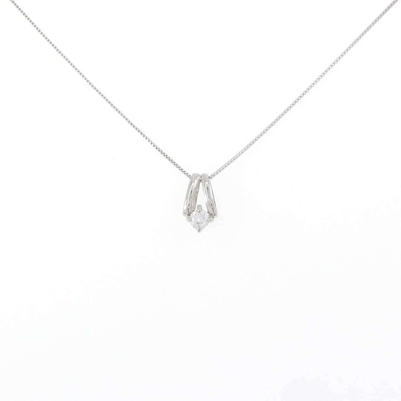 PT900/PT850 ダイヤモンド ネックレス 0.08CT