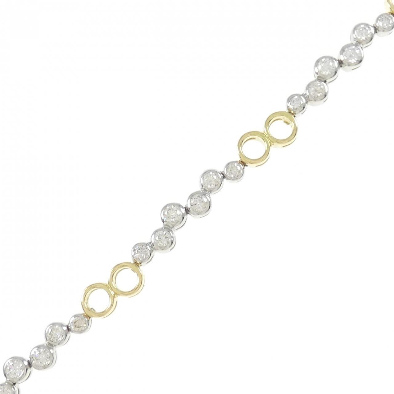 PT/K18YG Diamond bracelet 1.65CT