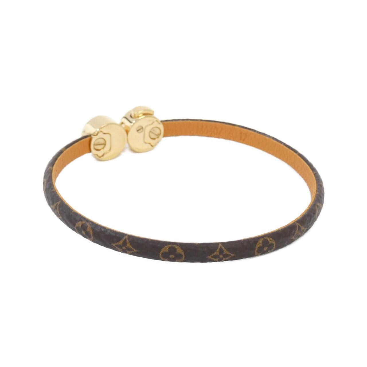 LOUIS VUITTON Monogram Bracelet Historic Mini 19cm M6407E Bracelet