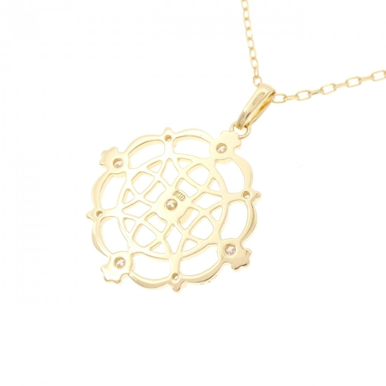 K18YG ダイヤモンド ネックレス 0.10CT