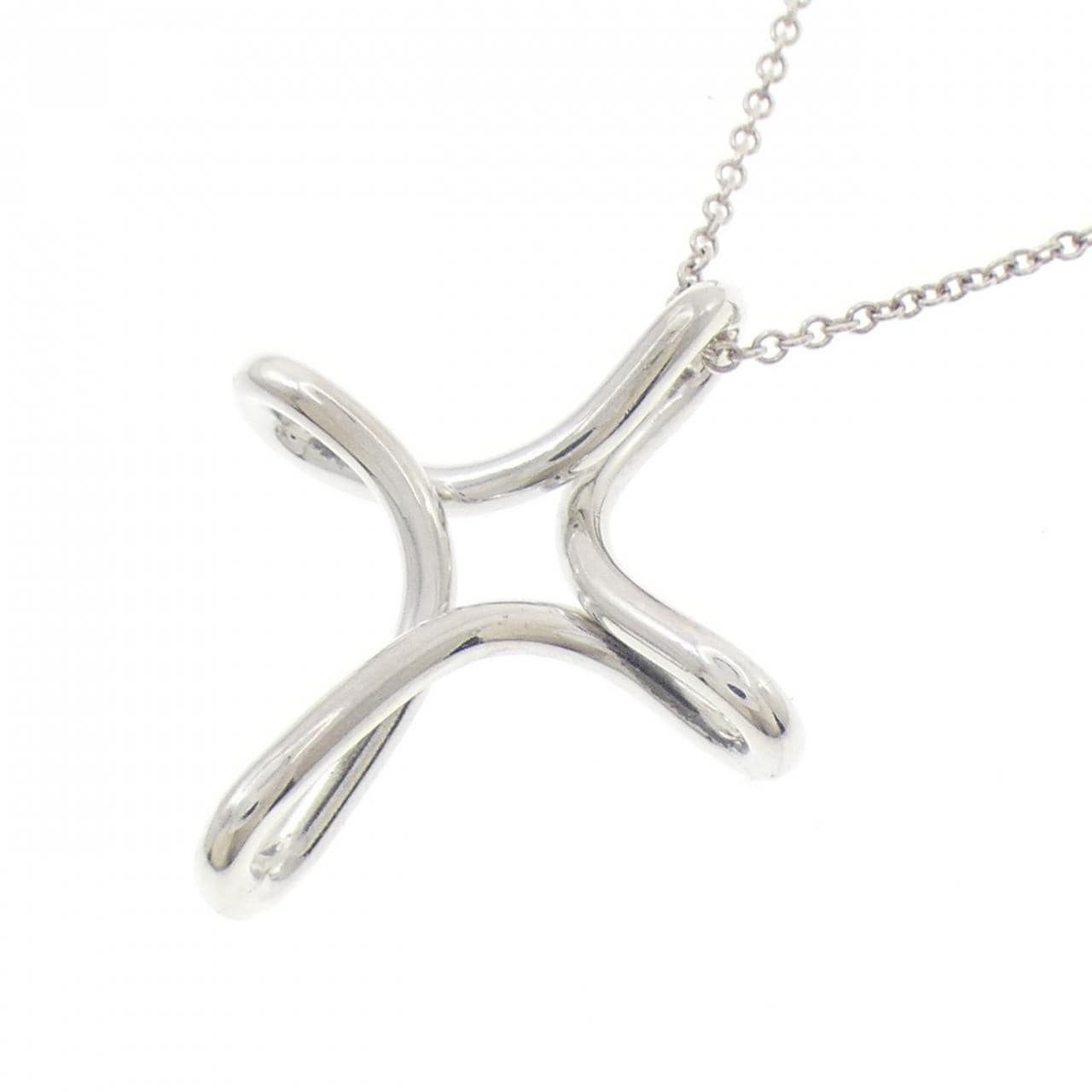 ティファニー インフィニティ クロス ネックレス