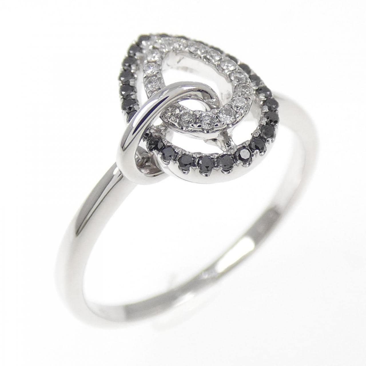 K18WG ダイヤモンド リング 0.13CT