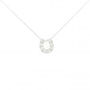 PT900/PT850 ホースシュー ダイヤモンド ネックレス 0.50CT