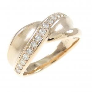 K18PG ダイヤモンド リング 0.23CT