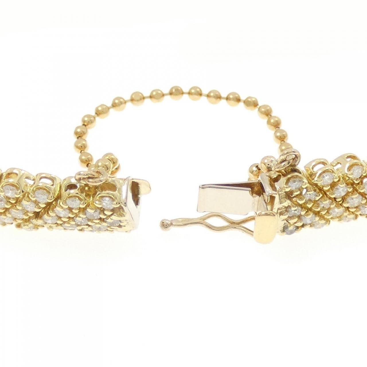 K18YG ダイヤモンド ブレスレット 5.00CT
