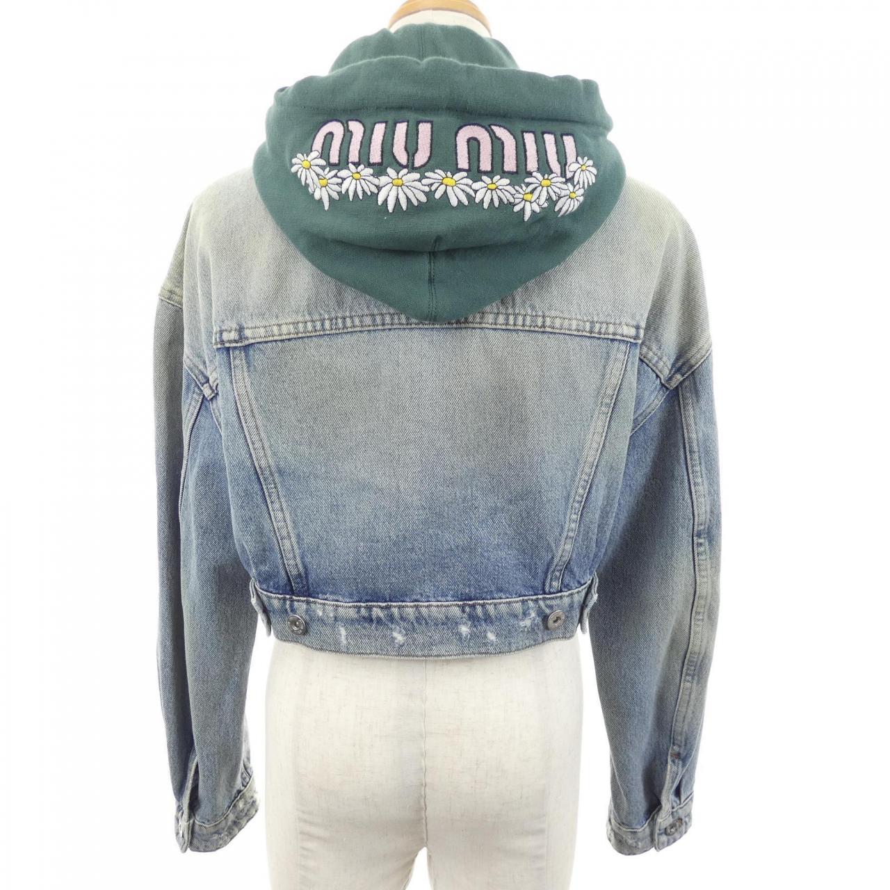 ミュウミュウ MIU MIU GWB063 1VZS デニムジャケット