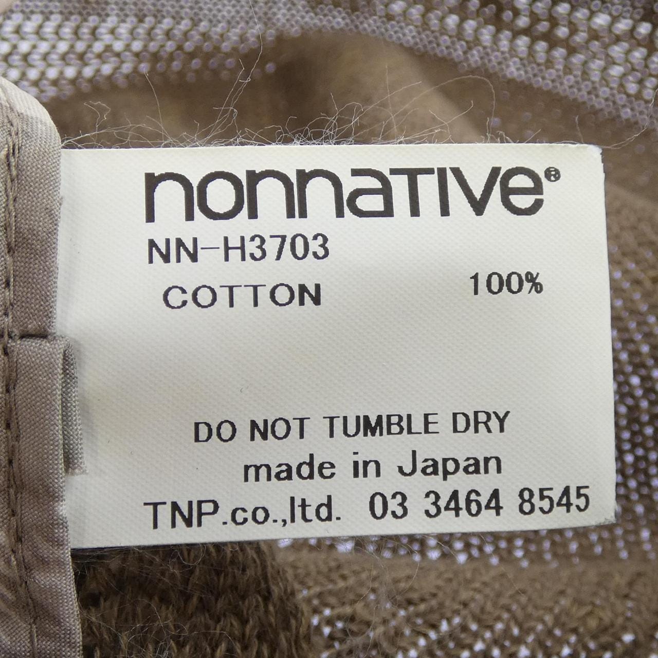 ノンネイティブ NONNATIVE キャップ