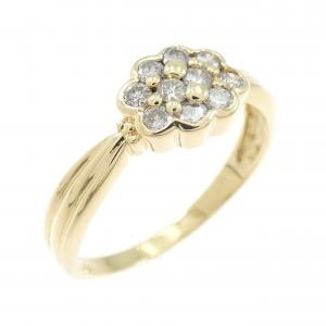 K18YG ダイヤモンド リング 0.31CT